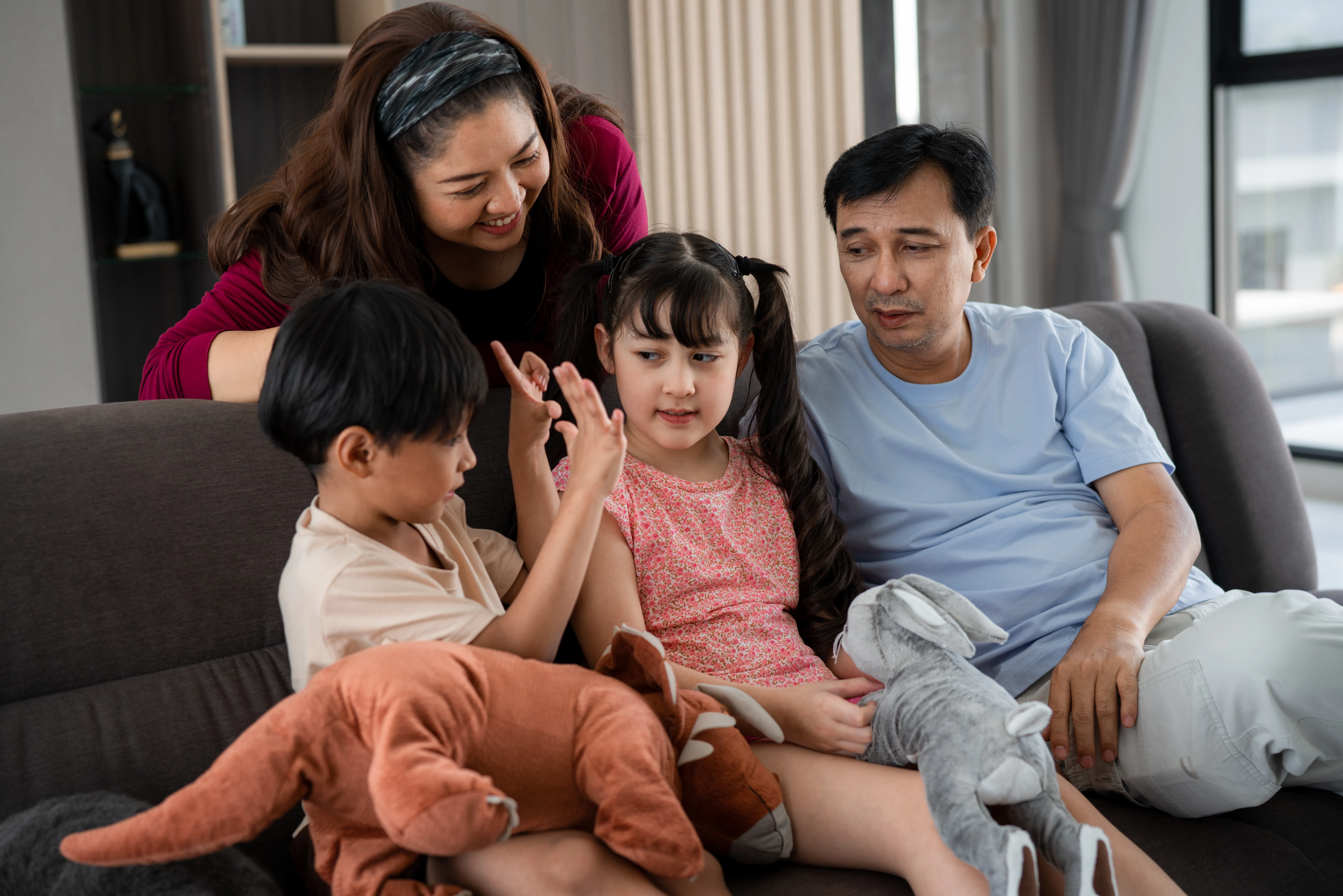 Sunset in the mountains