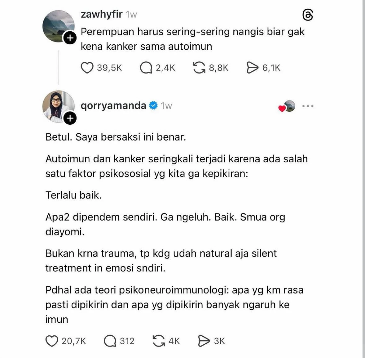 Sunset in the mountains