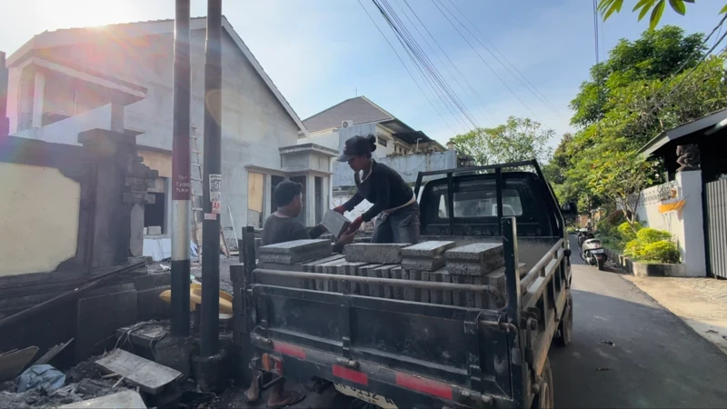 Sunset in the mountains